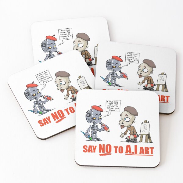 Item preview, Say NO to AI art! designed and sold by Craig Bruyn.