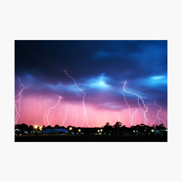 Lightning Storm Photographic Print
