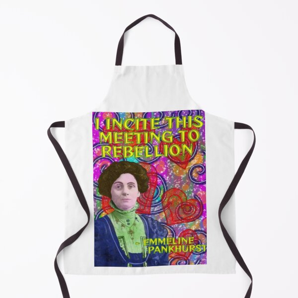 Item preview, Emmeline Pankhurst Suffragette Inspirational Quote - I Incite This Meeting To Rebellion designed and sold by LethalPixieDust.