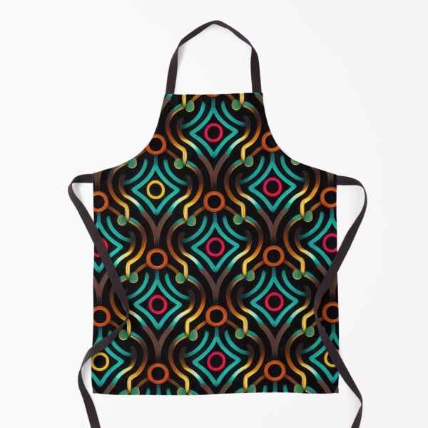 Item preview, Neon Ogee Trellis designed and sold by Patternifico.