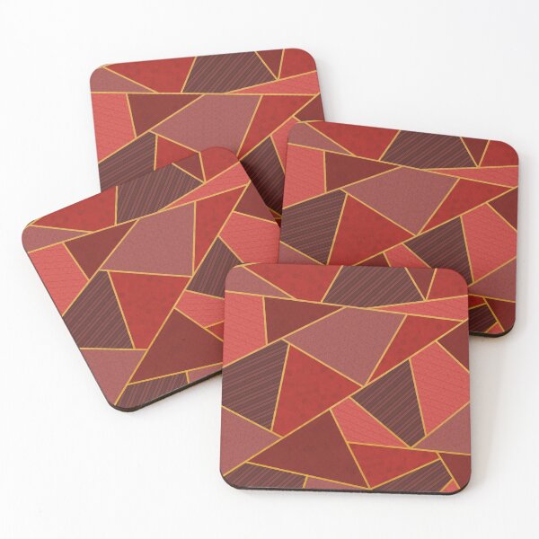 Item preview, Geometrical Pattern Design- Red designed and sold by Artsbykk.