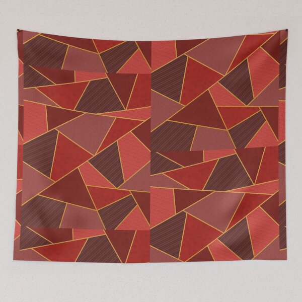 Item preview, Geometrical Pattern Design- Red designed and sold by Artsbykk.