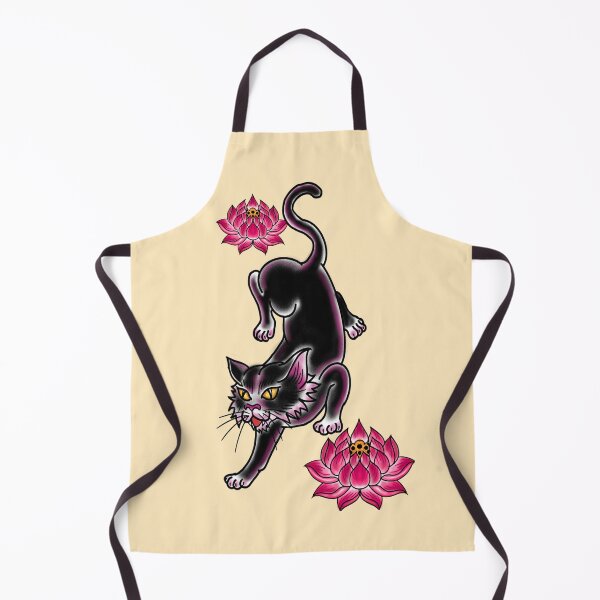 Item preview, Cat in lotus tattoo  designed and sold by Chatchot.