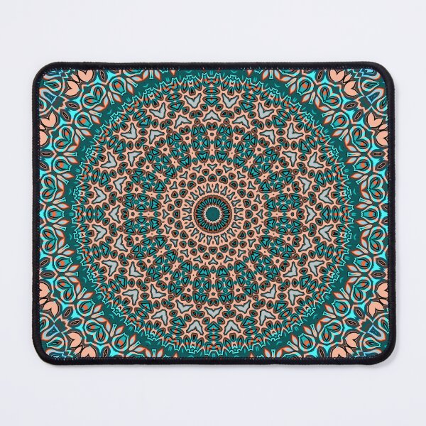 Item preview, Turquoise Coral Mandala. designed and sold by marinaklykva.