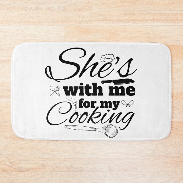 Item preview, shes with me for my cooking designed and sold by Nicet-shirt1.