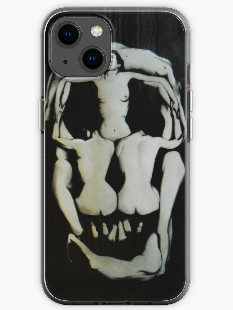 Salvador Dali Skull Darkened Iphone Case For Sale By Michael2french Redbubble