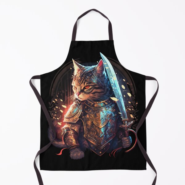 Item preview, Plate Warrior Cat designed and sold by 9LivesCats.