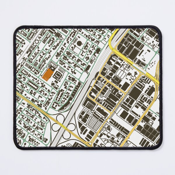 Item preview, Map of Dubai, the United Arab Emirates designed and sold by wamuigaworld.
