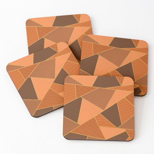 Item preview, Geometrical Pattern Design- Orange designed and sold by Artsbykk.