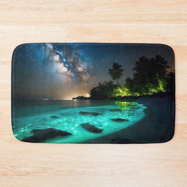 Item preview, Sea shore a with bioluminescence algae designed and sold by RK - Shop.