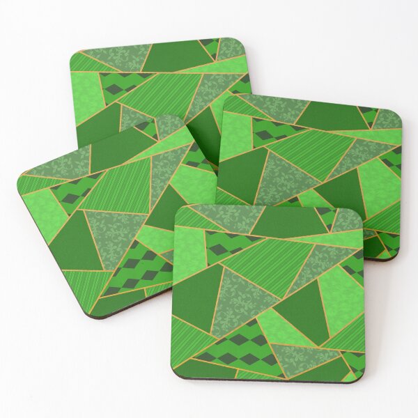 Item preview, Geometrical Pattern Design- Green designed and sold by Artsbykk.