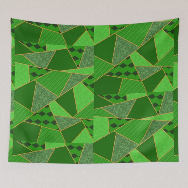 Item preview, Geometrical Pattern Design- Green designed and sold by Artsbykk.