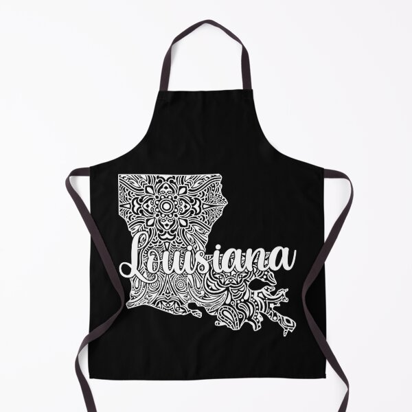 Item preview, Patriotic Decorative Mandala Style Map of Louisiana designed and sold by mrhighsky.