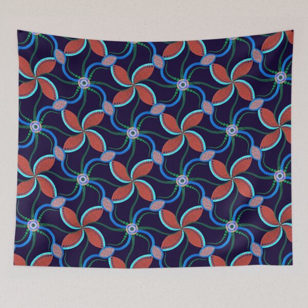 Item preview, Retro Vine Pattern designed and sold by Jane Izzy Designs.