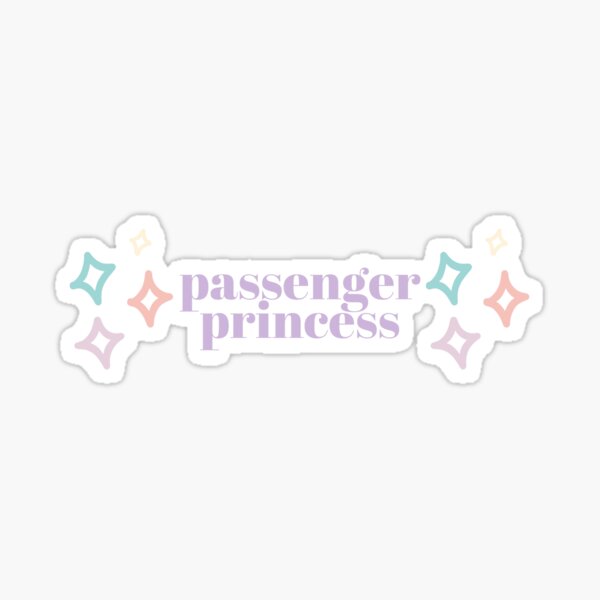 Vista previa del artículo con la obra «Princesa pasajera», diseñado y vendido por peachipit.