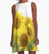 Elbkatz` sunflowers A-Line Dress