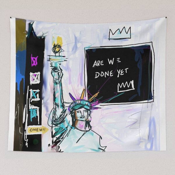 Item preview, Pop Art, Neo-Expressionism, Statue of Liberty abstract art designed and sold by KARTICK DUTTA.