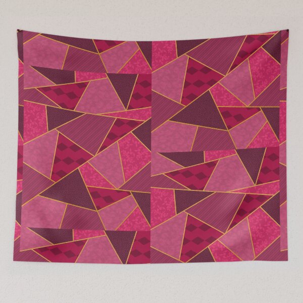 Item preview, Geometrical Pattern Design- Pink designed and sold by Artsbykk.