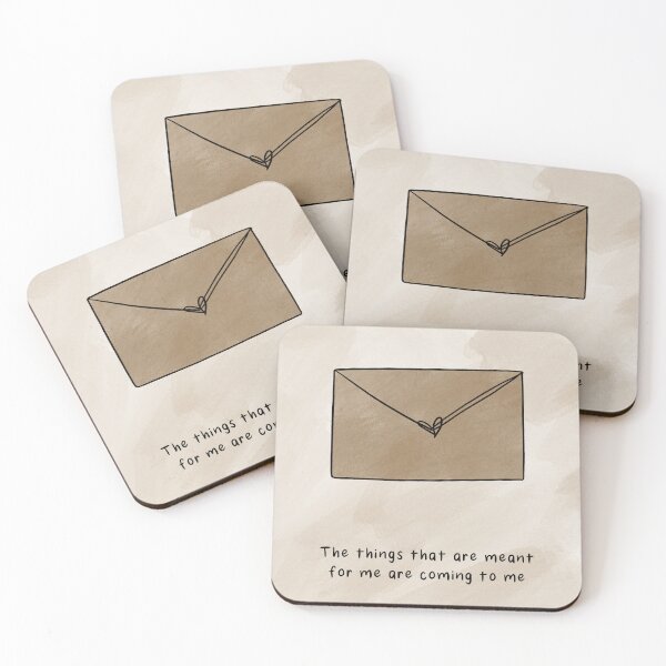 Item preview, Affirmation Card (The things that are meant for me are coming to me) designed and sold by TheMoreYouMuse.