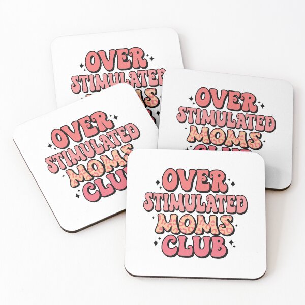 Item preview, Overstimulated Moms Club Funny Mom Anxiety Gift designed and sold by i-longmanshop.
