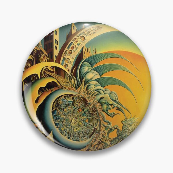Item preview, Landscape surrealism abstract fantasy cyberpunk phantasy futurism dali designed and sold by PhiloSophyEye.