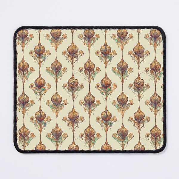 Item preview, Seedling Art Nouveau Pattern Alphonse Mucha William Morris Florals designed and sold by NouveauPatterns.