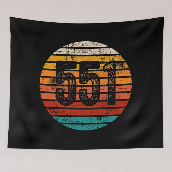 Item preview, Distressed Vintage Sunset 551 Area Code designed and sold by Gold Wings Tees.