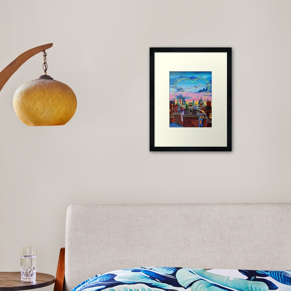 Peter and Wendy Framed Art Print