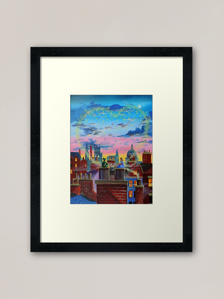 Alternate view of Peter and Wendy Framed Art Print