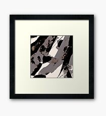 Organic No.1 Abstract #muted #redbubble #artprints #fineart Framed Art Print