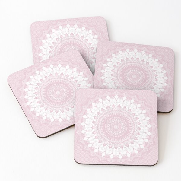 Item preview, Boho Pink Mandala designed and sold by Kelly Dietrich Mandala & Fractal Art.