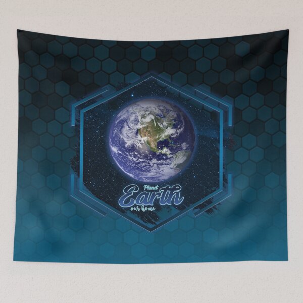Item preview, Planet Earth Artwork for Astronomy Lovers  designed and sold by DaVinciFeather.