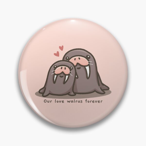 Item preview, Our Love Walrus Forever designed and sold by HappyDoodlen.