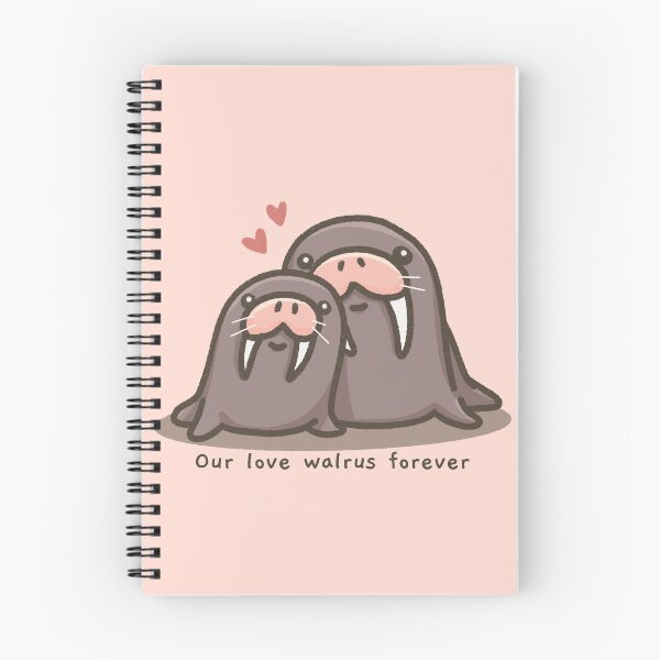 Item preview, Our Love Walrus Forever designed and sold by HappyDoodlen.