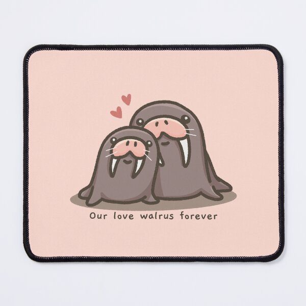 Item preview, Our Love Walrus Forever designed and sold by HappyDoodlen.