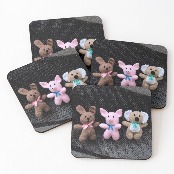 Item preview, Knitted Bunny, Piglet and Koala Bear designed and sold by wiggyofipswich.