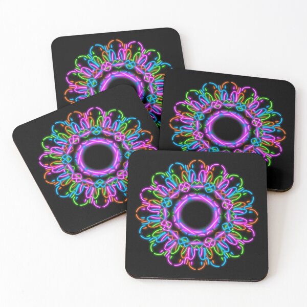 Item preview, Multicolored mandala, abstract art designed and sold by Meo Design.