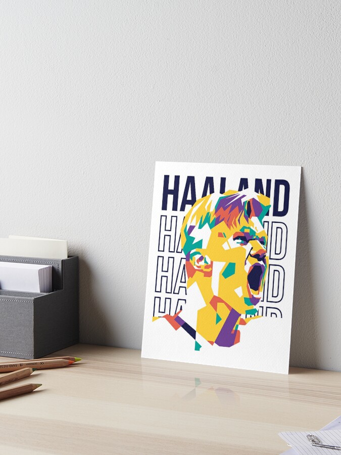 Erling Haaland Pop Art Art Board Print for Sale by Niko Webb