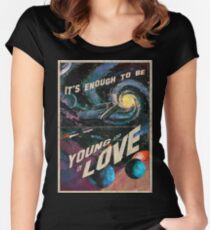 YOUNG AND IN LOVE Fitted Scoop T-Shirt