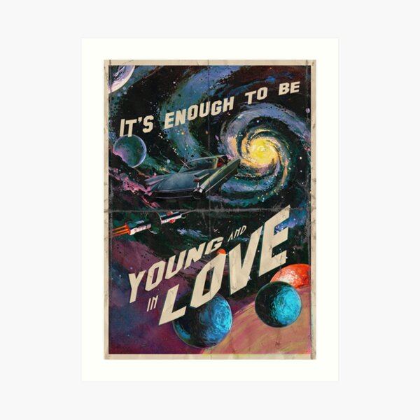 YOUNG AND IN LOVE Art Print