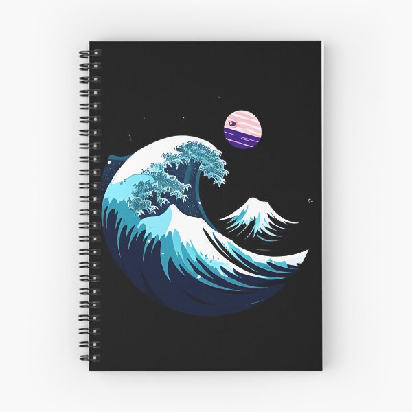 Aperçu de l'œuvre Conception de vagues océaniques cosmiques créée et vendue par Litheon.