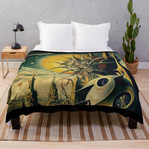Item preview, Landscape surrealism abstract fantasy cyberpunk phantasy futurism dali designed and sold by PhiloSophyEye.
