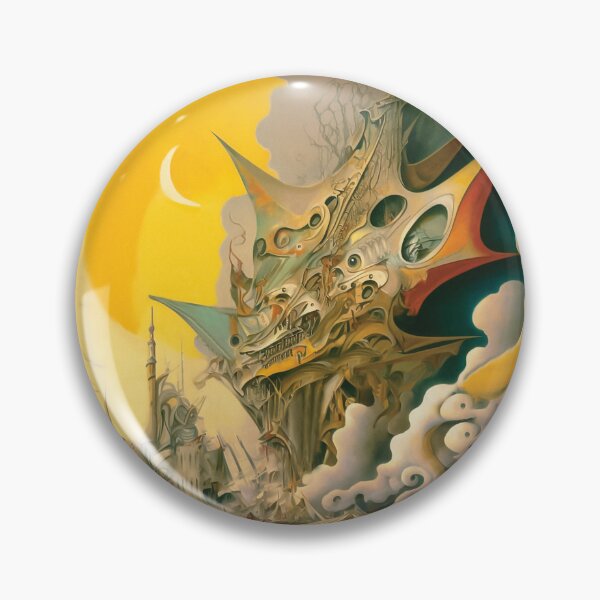 Item preview, Landscape surrealism abstract fantasy cyberpunk phantasy futurism dali designed and sold by PhiloSophyEye.