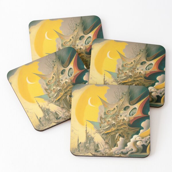 Item preview, Landscape surrealism abstract fantasy cyberpunk phantasy futurism dali designed and sold by PhiloSophyEye.