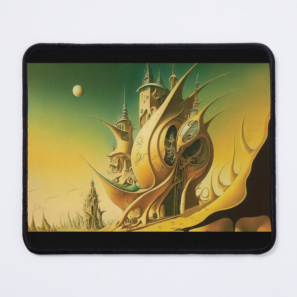 Item preview, Landscape surrealism abstract fantasy cyberpunk phantasy futurism dali designed and sold by PhiloSophyEye.