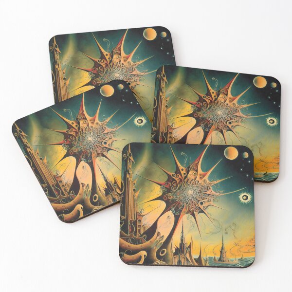 Item preview, Landscape surrealism abstract fantasy cyberpunk phantasy futurism dali designed and sold by PhiloSophyEye.