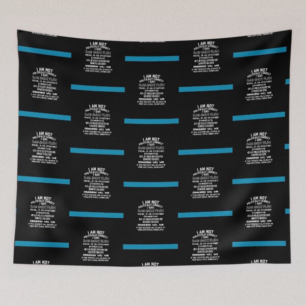 Item preview, I Am Not Politically Correct - Socialist Satire  designed and sold by PosterboyNo1.