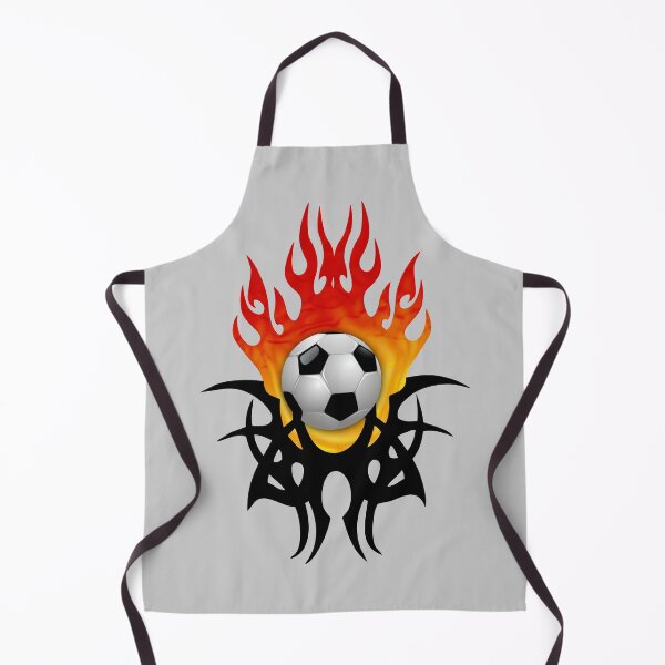 Item preview, Soccer Ball flames designed and sold by rainsdesigns.