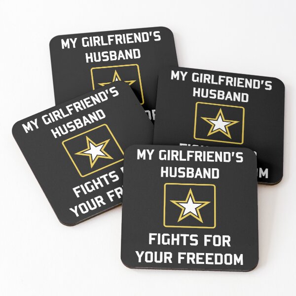 Item preview, My Girlfriend_s Husband Fights For Your Freedom designed and sold by PosterboyNo1.