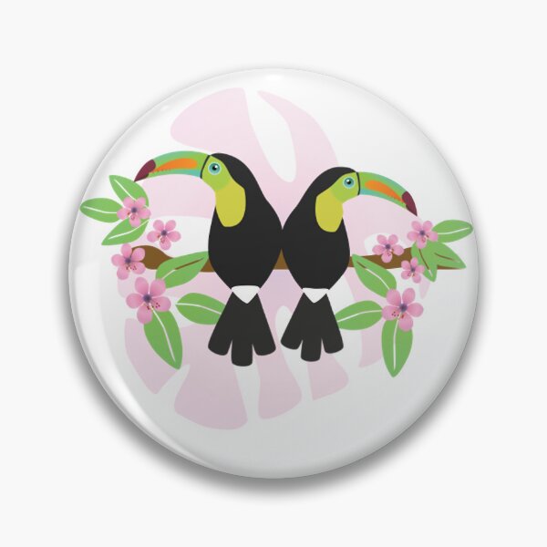 Item preview, Keel billed toucans couple designed and sold by Liselotteape.